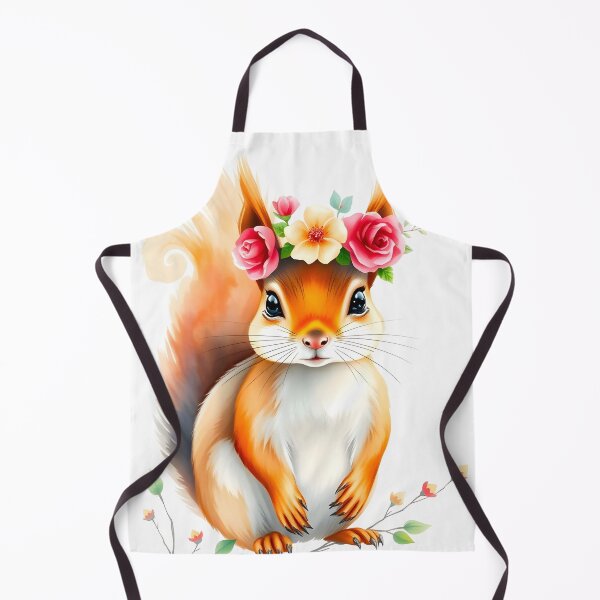 Item preview, Squirrel Wearing Floral Crown designed and sold by ARTAFACT.