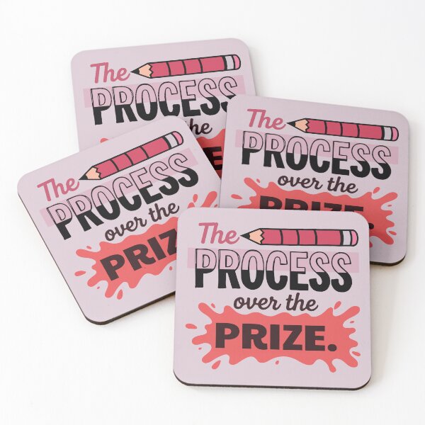 Item preview, The Process Over the Prize – Motivational Typography Poster designed and sold by AtonuHaque.