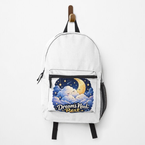 Item preview, Dreams Need Rest – Sleepy Clouds and Moon designed and sold by db3SHOP.