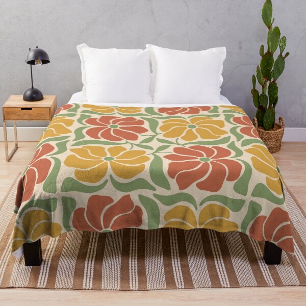 Item preview, 70s Earthy Flowers | Vintage Boho Floral Pattern designed and sold by Petternoholic.