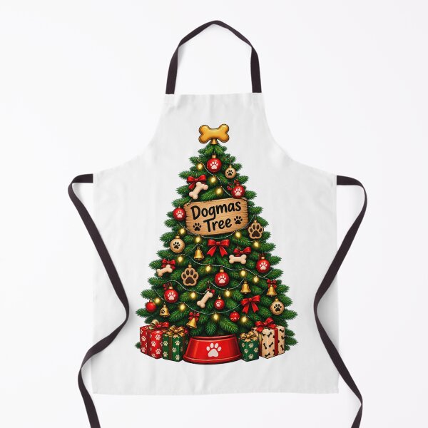 Item preview, Dogmas Tree Christmas Dog Lover Funny Christmas Tree Holiday Design designed and sold by Fine Art California.