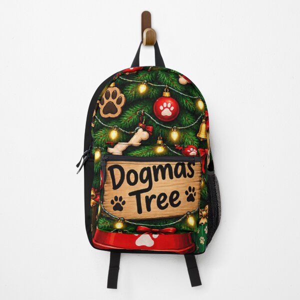 Item preview, Dogmas Tree Christmas Dog Lover Funny Christmas Tree Holiday Design designed and sold by Fine Art California.