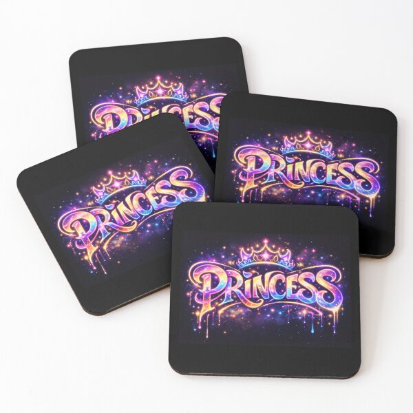 Item preview, Princess — Cosmic Royalty Neon Glow Art designed and sold by NeonSpiritArt.