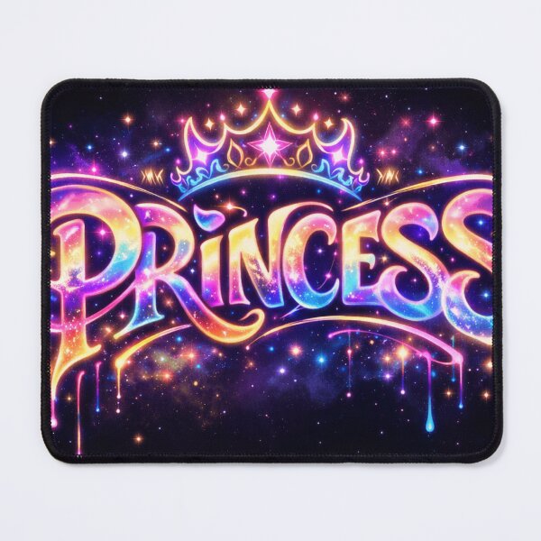 Item preview, Princess — Cosmic Royalty Neon Glow Art designed and sold by NeonSpiritArt.