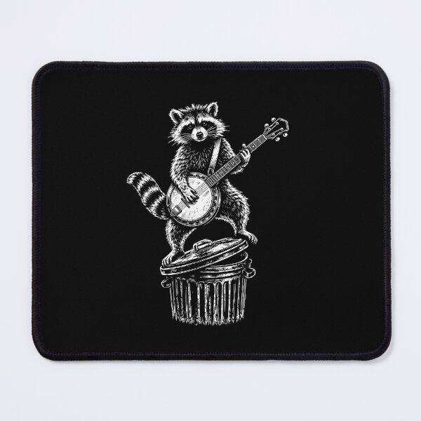 Item preview, Funny Raccoon Playing Banjo designed and sold by gunaone-design.