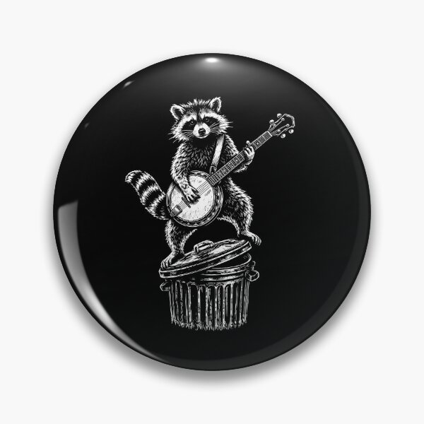 Artikelvorschau, Lustiger Waschbär spielt Banjo entworfen und verkauft von gunaone-design.