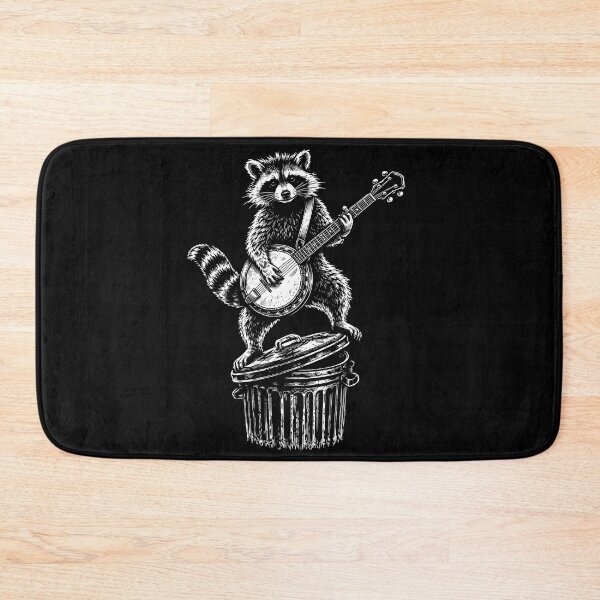 Item preview, Funny Raccoon Playing Banjo designed and sold by gunaone-design.