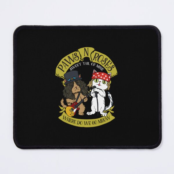Item preview, Paws N Roses Sweet Tail of Mine Cat Rock Parody designed and sold by VesperaVoid.