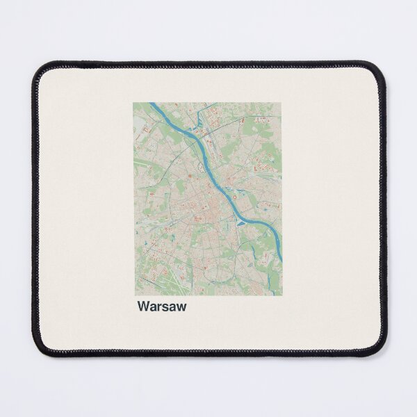 Item preview, Warsaw Minimalistic Map Art designed and sold by MapsNerd.