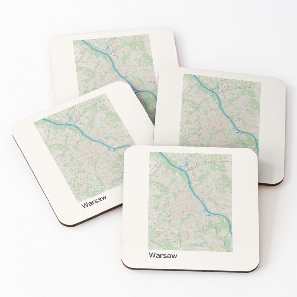 Item preview, Warsaw Minimalistic Map Art designed and sold by MapsNerd.