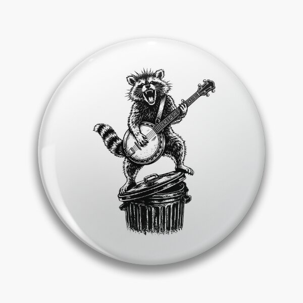 Artikelvorschau, Waschbär spielt Banjo entworfen und verkauft von gunaone-design.