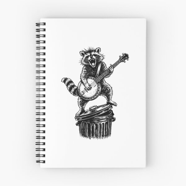 Item preview, Raccoon Playing Banjo designed and sold by gunaone-design.