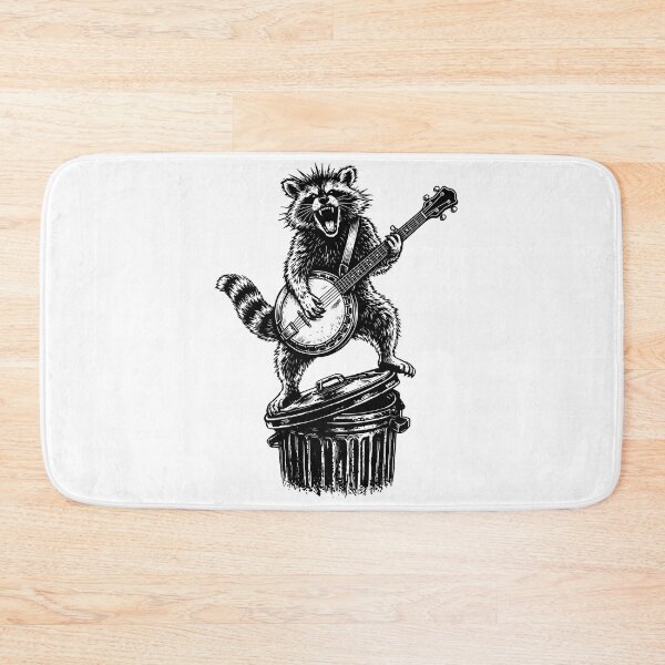 Item preview, Raccoon Playing Banjo designed and sold by gunaone-design.