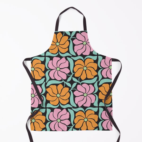 Item preview, Groovy Night Flowers | Bold Retro Floral Pattern designed and sold by Petternoholic.