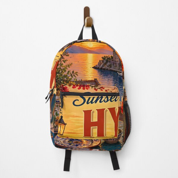 Item preview, Hydra Greece - Scenic Style Travel Poster designed and sold by LSVart.