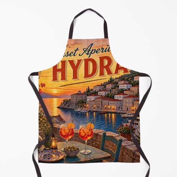 Item preview, Hydra Greece - Scenic Style Travel Poster designed and sold by LSVart.