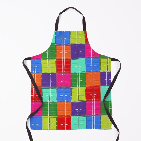 Item preview, Bright multi color shipping containers designed and sold by DisorderlyDigital.