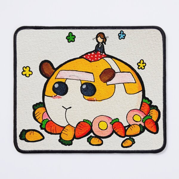 Item preview, Kawaii Guinea Pig with Carrots and Donuts designed and sold by Monfichers.