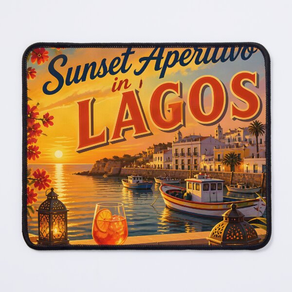 Item preview, Lagos Portugal - Scenic Style Travel Poster designed and sold by LSVart.