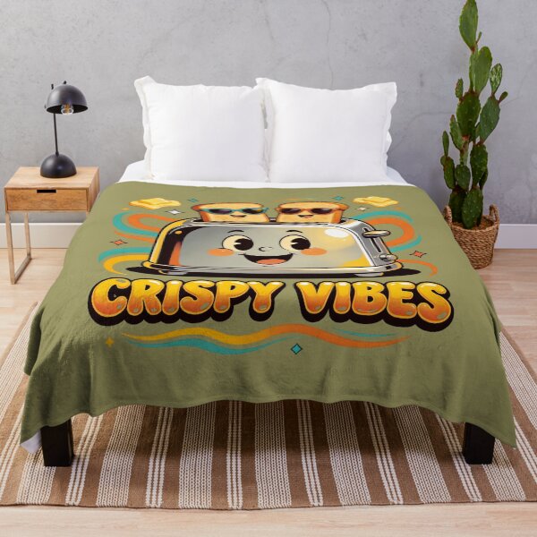 Item preview, Crispy Vibes Toaster designed and sold by design-rebell.