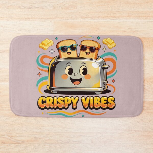 Item preview, Crispy Vibes Toaster designed and sold by design-rebell.