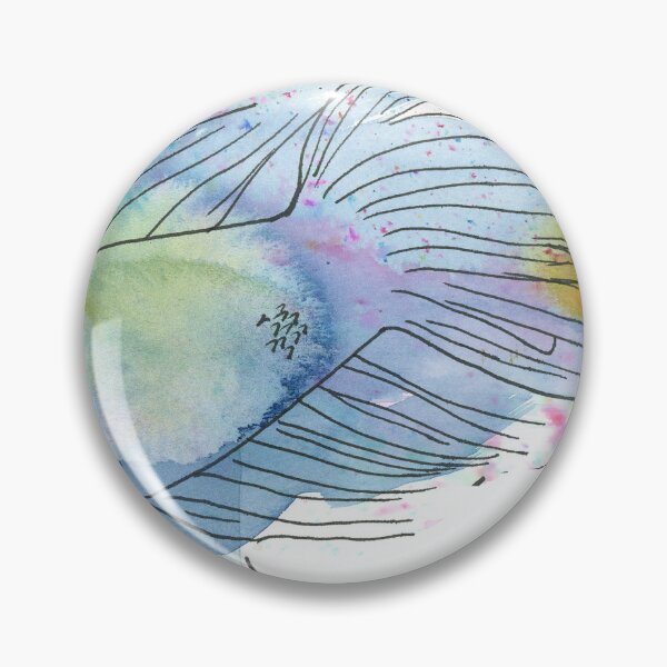 Item preview, Pegatina de pez betta en acuarela - Pez tropical azul designed and sold by FaireWaveArt.