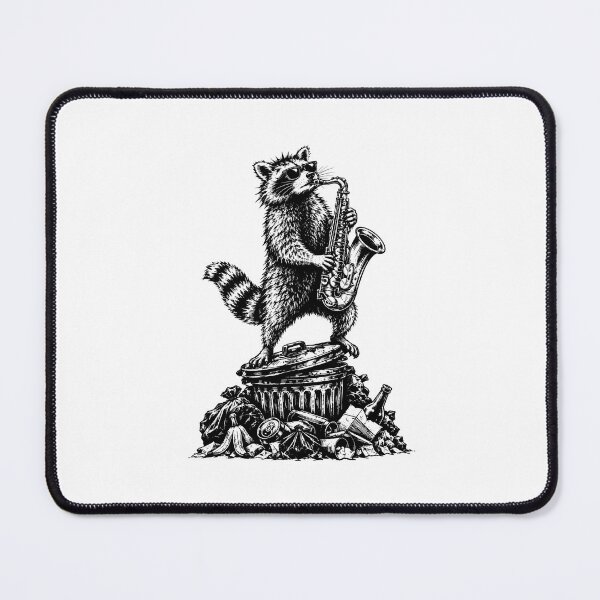 Item preview, Raccoon Playing Saxophone designed and sold by gunaone-design.