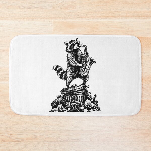Item preview, Raccoon Playing Saxophone designed and sold by gunaone-design.