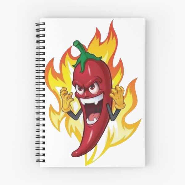 Item preview, Angry Red Hot Chili Pepper Flame Art designed and sold by DailyDoodlesBySumbul.