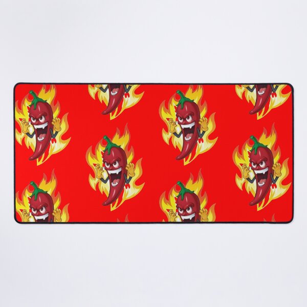 Item preview, Angry Red Hot Chili Pepper Flame Art designed and sold by DailyDoodlesBySumbul.