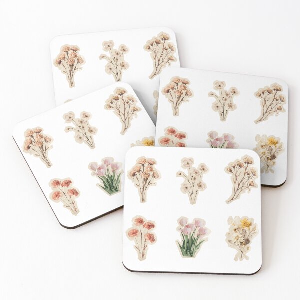Item preview, Vintage Floral Botanical Sticker Sheet | Retro Dried Flowers Pack for Bullet Journaling & Scrapbooking designed and sold by aanstellar.