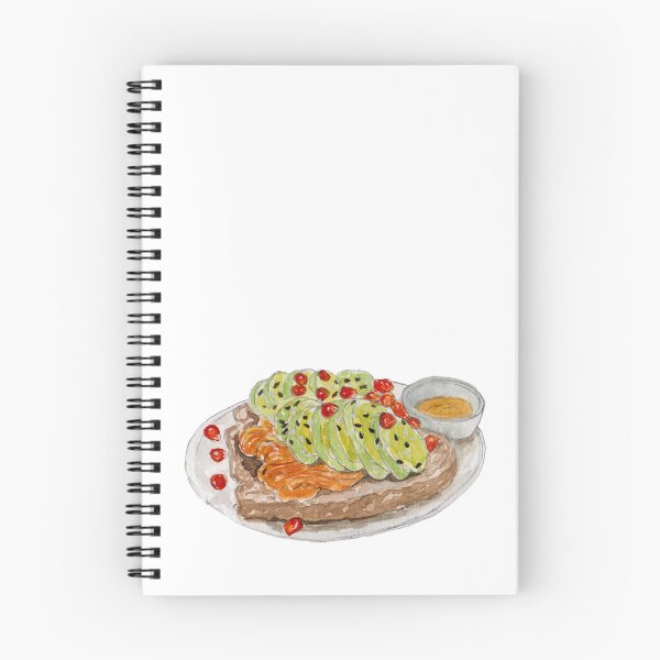 Item preview, Avocado Toast Watercolor – Cute Breakfast & Brunch Food Illustration designed and sold by Qualali Studio.