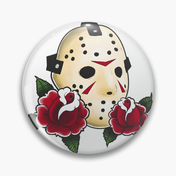 Item preview, Jason Voorhees Inspired Tattoo Design Perfect Gift for Horror Fans designed and sold by SkyIsShook.
