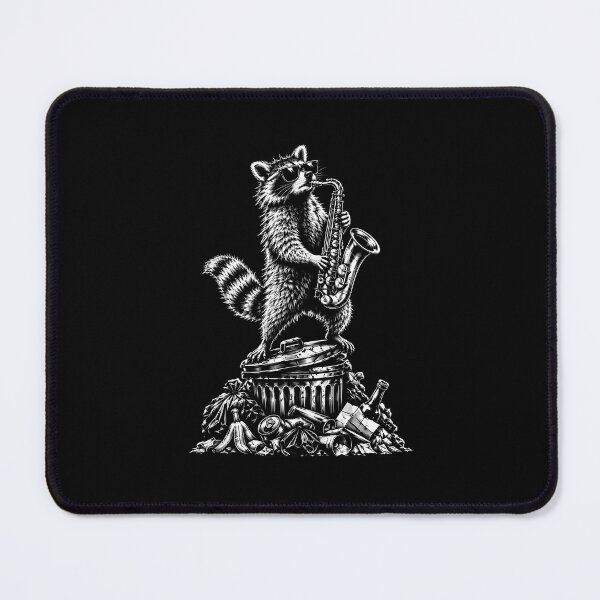 Item preview, Funny Raccoon Playing Saxophone designed and sold by gunaone-design.