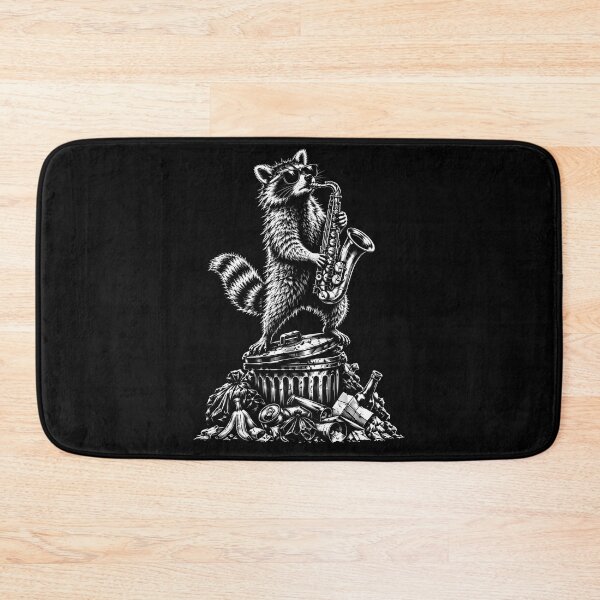 Item preview, Funny Raccoon Playing Saxophone designed and sold by gunaone-design.