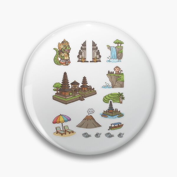 Item preview, Bali sticker set designed and sold by ManikRaja.