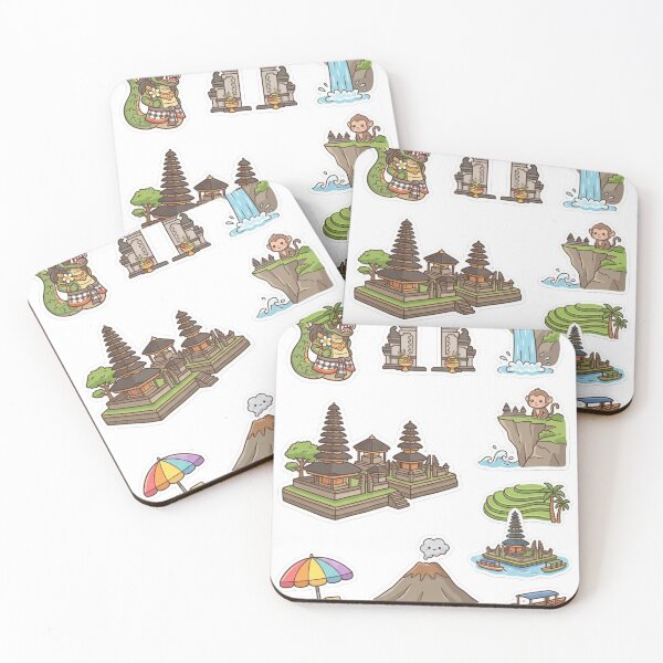 Item preview, Bali sticker set designed and sold by ManikRaja.