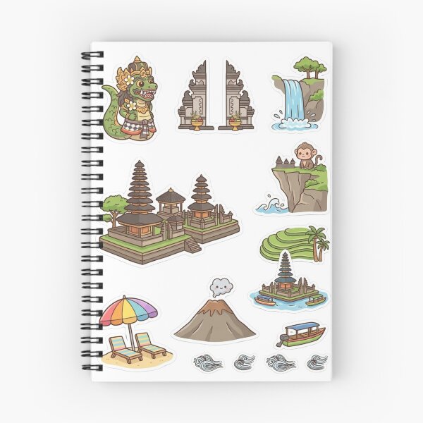 Item preview, Bali sticker set designed and sold by ManikRaja.