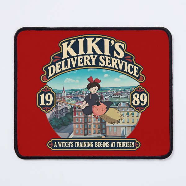 Item preview, Kiki Delivery Service Broom Flight 1989 Badge - Studio Ghibli Art designed and sold by killem667.