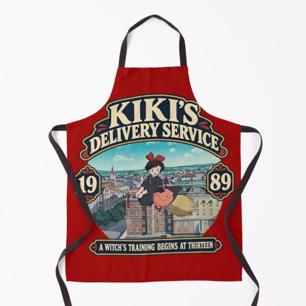 Item preview, Kiki Delivery Service Broom Flight 1989 Badge - Studio Ghibli Art designed and sold by killem667.