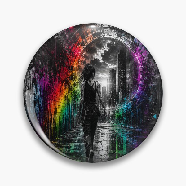 Item preview, Rainbow Gateway- Sureal Chessboard Dimension- Cinematic Fantasy designed and sold by Personiq Kaleido.