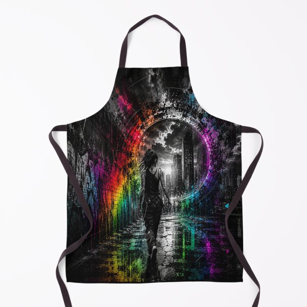 Item preview, Rainbow Gateway- Sureal Chessboard Dimension- Cinematic Fantasy designed and sold by Personiq Kaleido.
