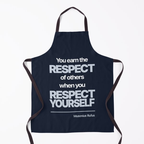 Item preview, You Earn the Respect of Others When You Respect Yourself - Musonius Rufus - Minimalist Style Stoic Quote - Light Version designed and sold by Stoic Core.