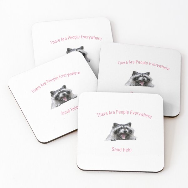 Item preview, Socially Anxious Raccoon designed and sold by TMacon20.