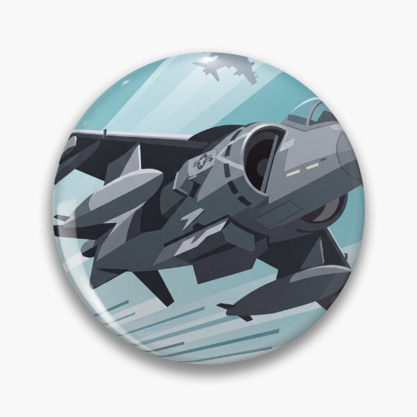 Item preview, AV-8 Harrier Banking Vector Illustration designed and sold by Airpower Art.