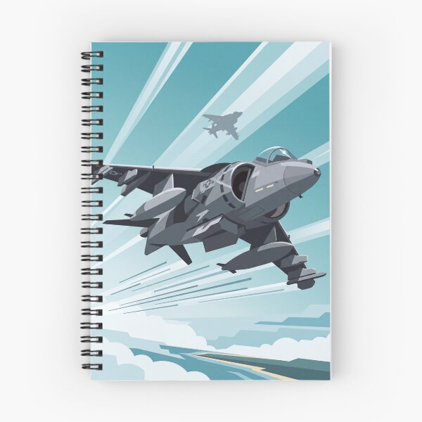 Item preview, AV-8 Harrier Banking Vector Illustration designed and sold by Airpower Art.