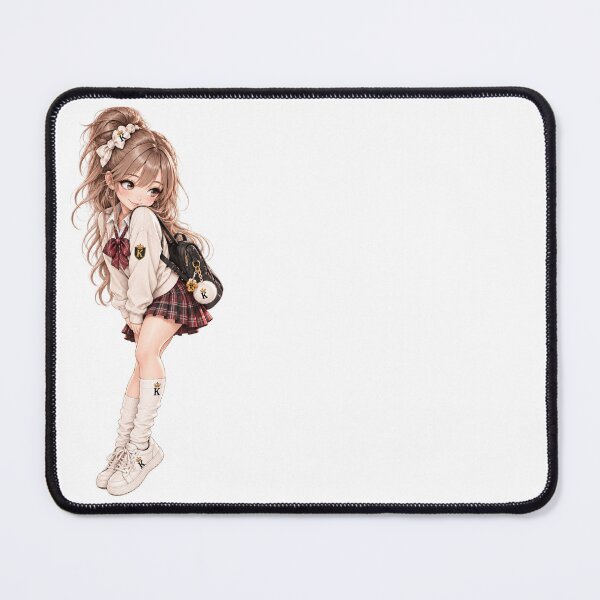 Item preview, Anime Schoolgirl with Backpack designed and sold by GRFORA.