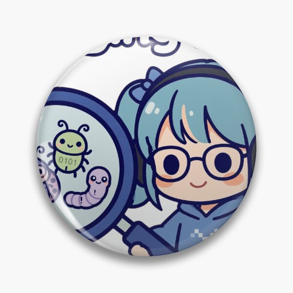 Item preview, Debugging My Life - Cute Programmer Girl Funny Coding Bugs Kawaii designed and sold by Htkester1.