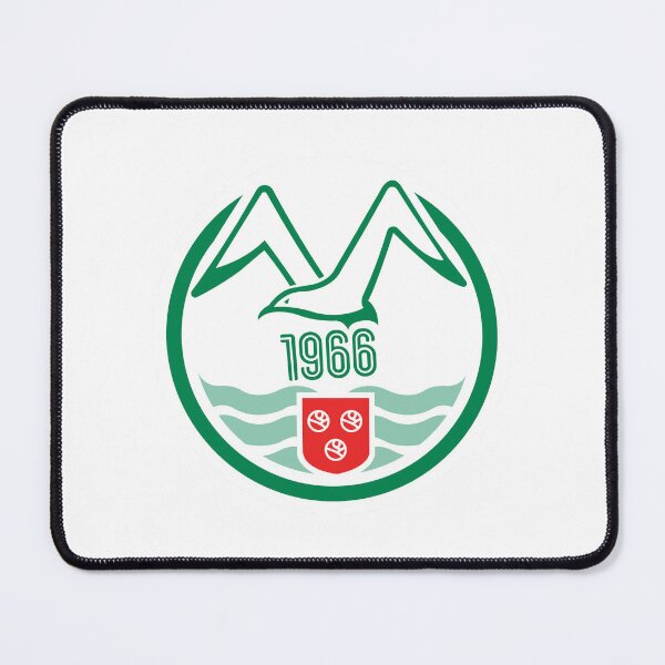 Item preview, Football Club Crest with Mountain and Eagle Emblem 1966 designed and sold by Jerry C. Hopper.