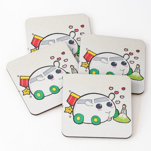Item preview, Kawaii Guinea Pig Car Lettuce and Hearts designed and sold by Monfichers.